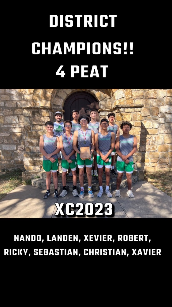 Cross Country District Champions Hagerman Municipal Schools