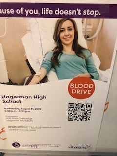 Hagerman High School blood Drive
